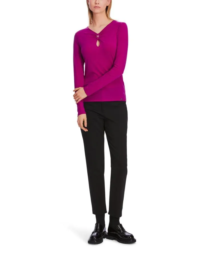 Marc Cain Second Skin Gathered Top