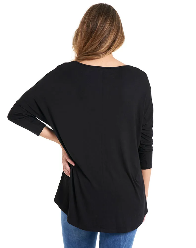 Milan Top -Black