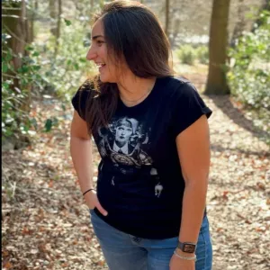 Minerva the Untamed Silver | Feminine Rolled sleeve