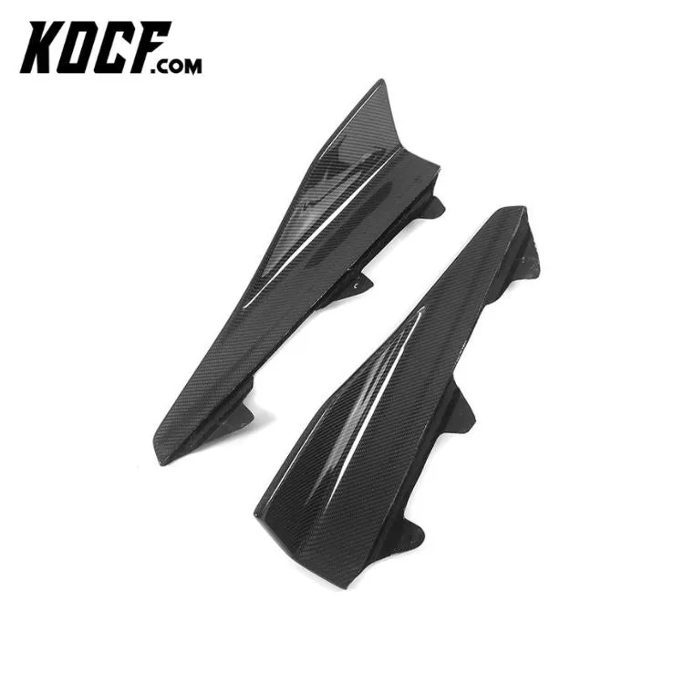 MP Style Carbon Fiber Side Skirts Winglet For BMW M2 Competition F87 M2 Coupe 2016 