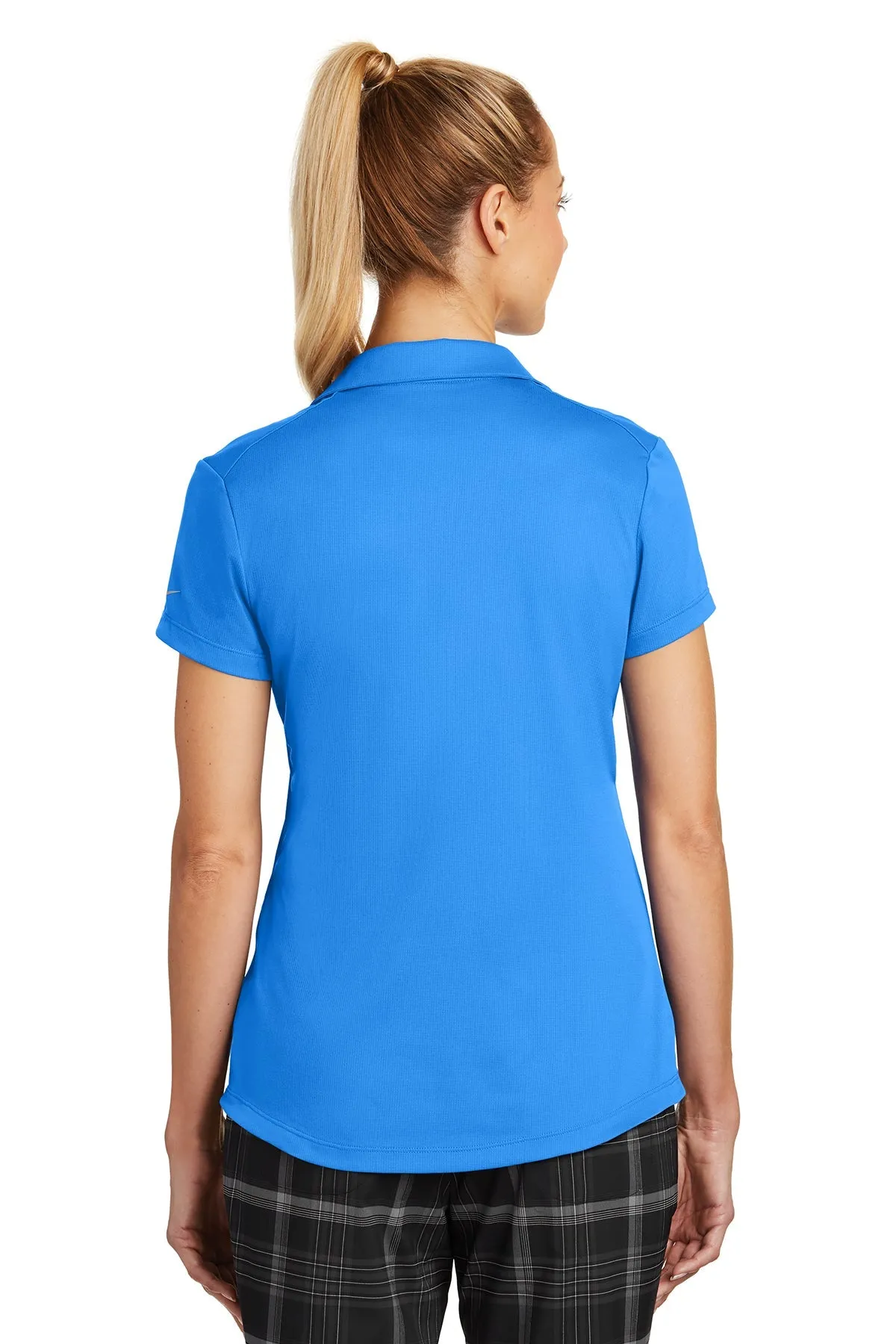 Nike Ladies Dri-FIT Legacy Customized Polos, Light Photo Blue