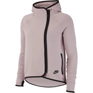 Nike Sportswear Tech Fleece Women's Full Zip Cape Hoodie Rose Pink-Black