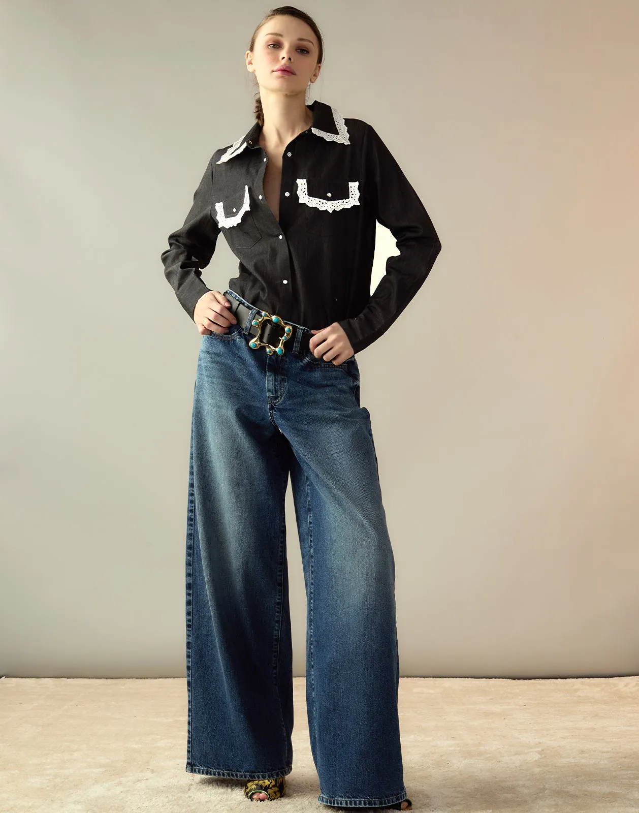 Not My First Rodeo Denim Shirt