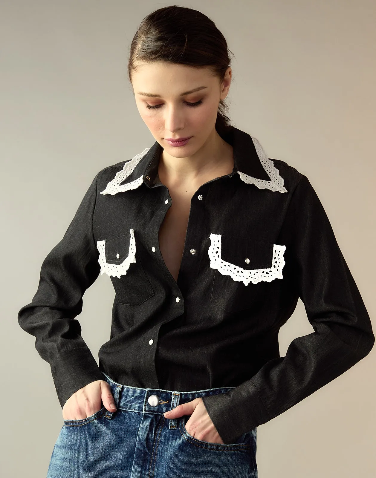 Not My First Rodeo Denim Shirt