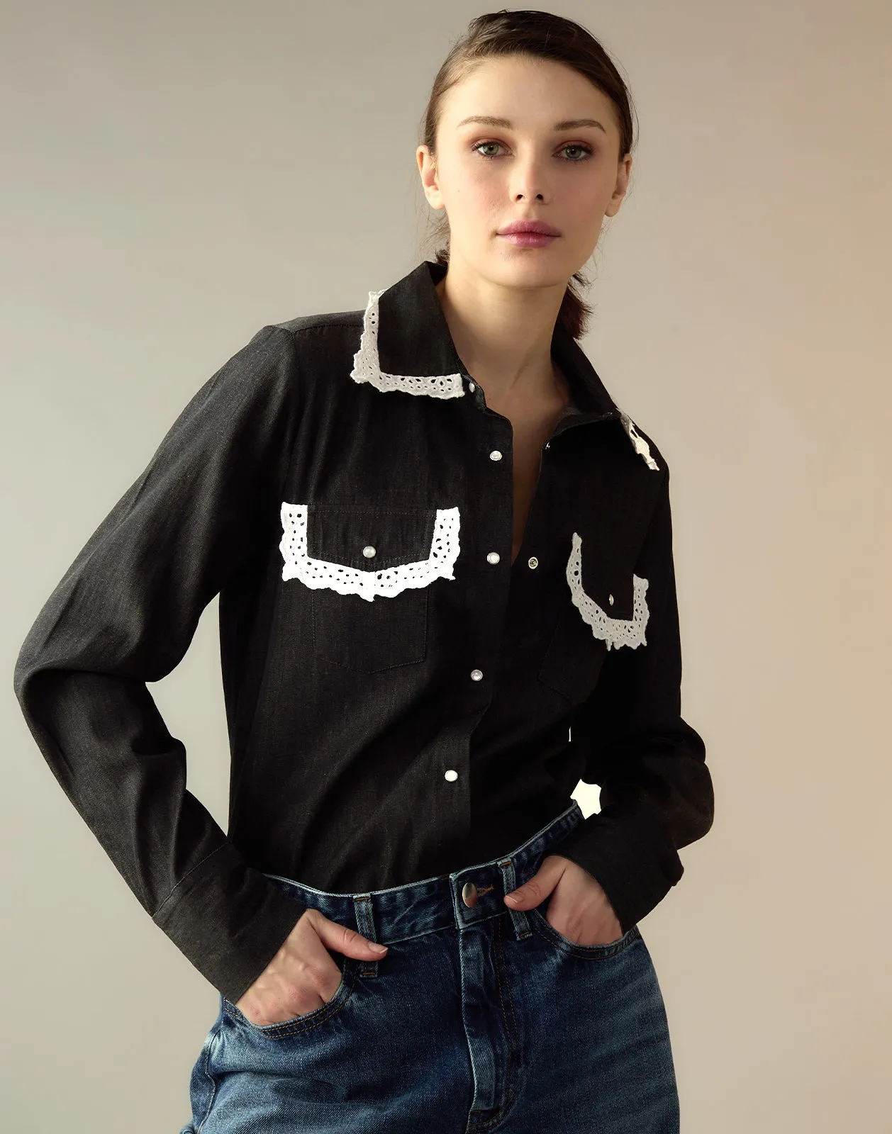 Not My First Rodeo Denim Shirt