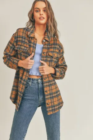 Plaid Flannel Shacket Plaid Flannel Shacket