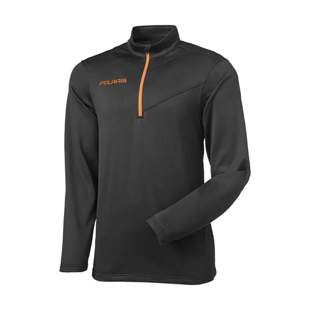 Polaris Tech Quarter-Zip Pullover Sweater Orange