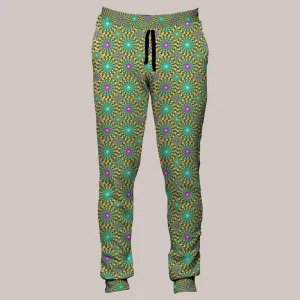 Psychedelic Joggers (UV/RGB, Eco-Friendly, Unisex, Fleece-Lined) | TRIP HAZARD