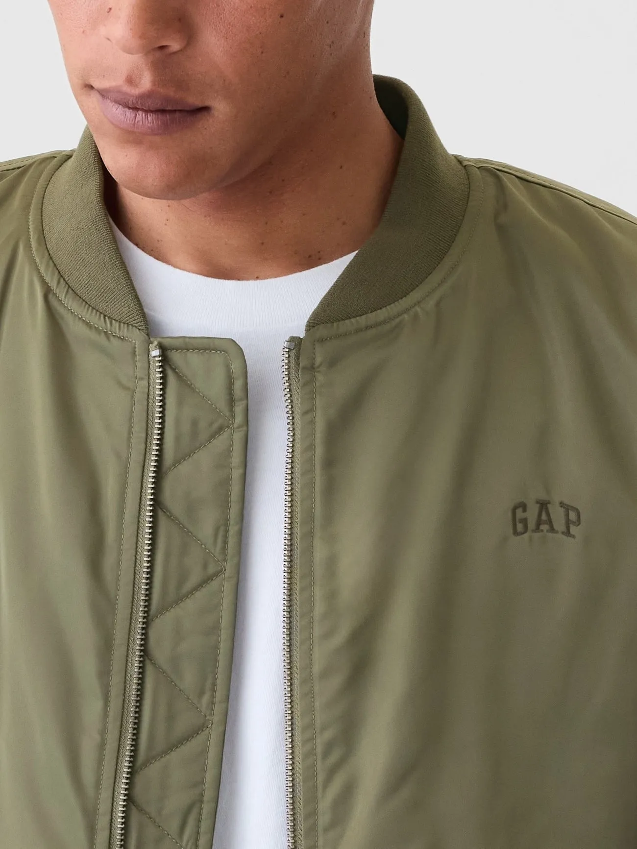 Relaxed Logo Bomber Jacket