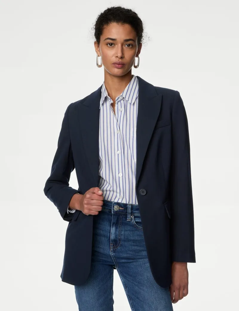 Relaxed Single Breasted Blazer