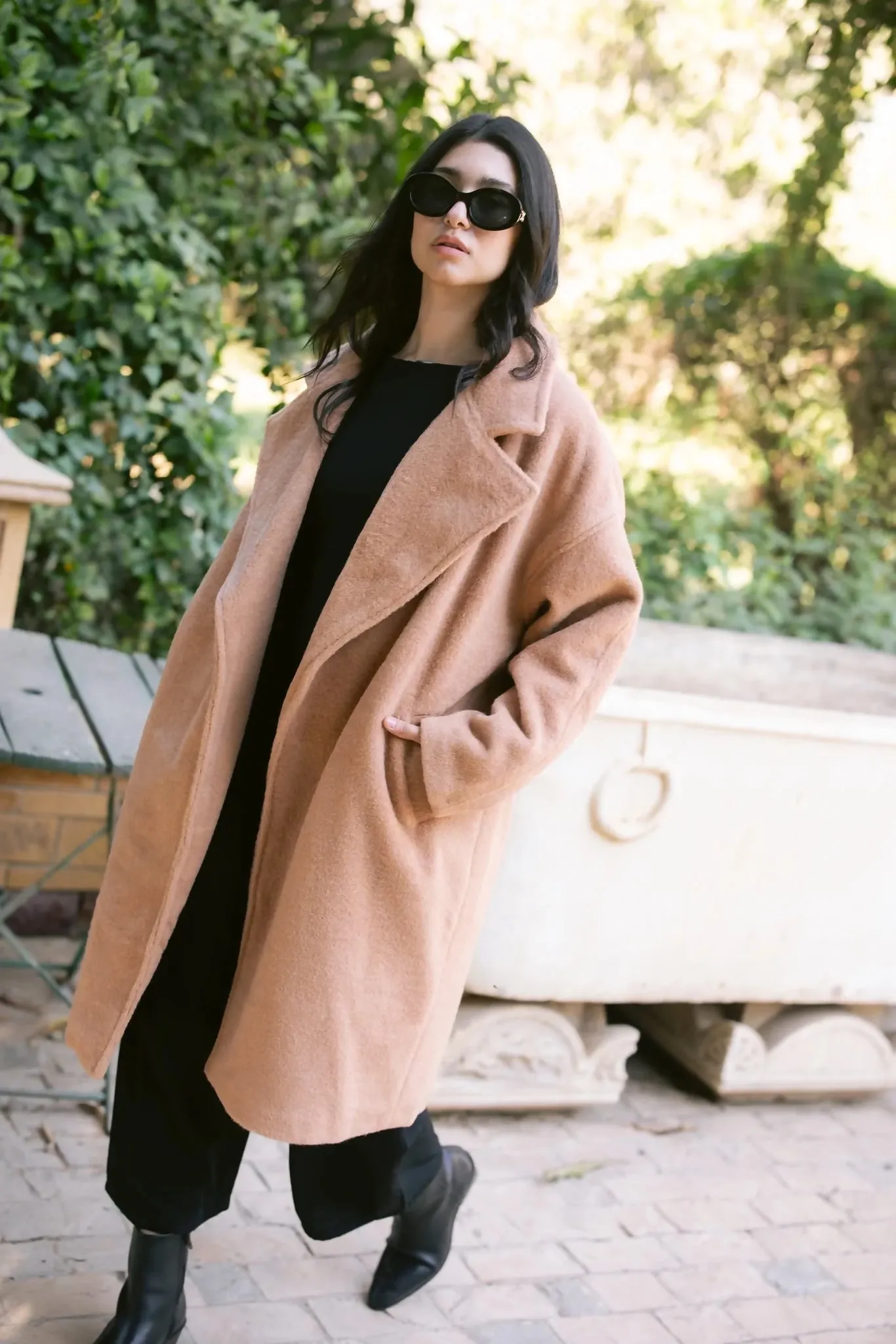 Relaxed Soft-Brushed Coat
