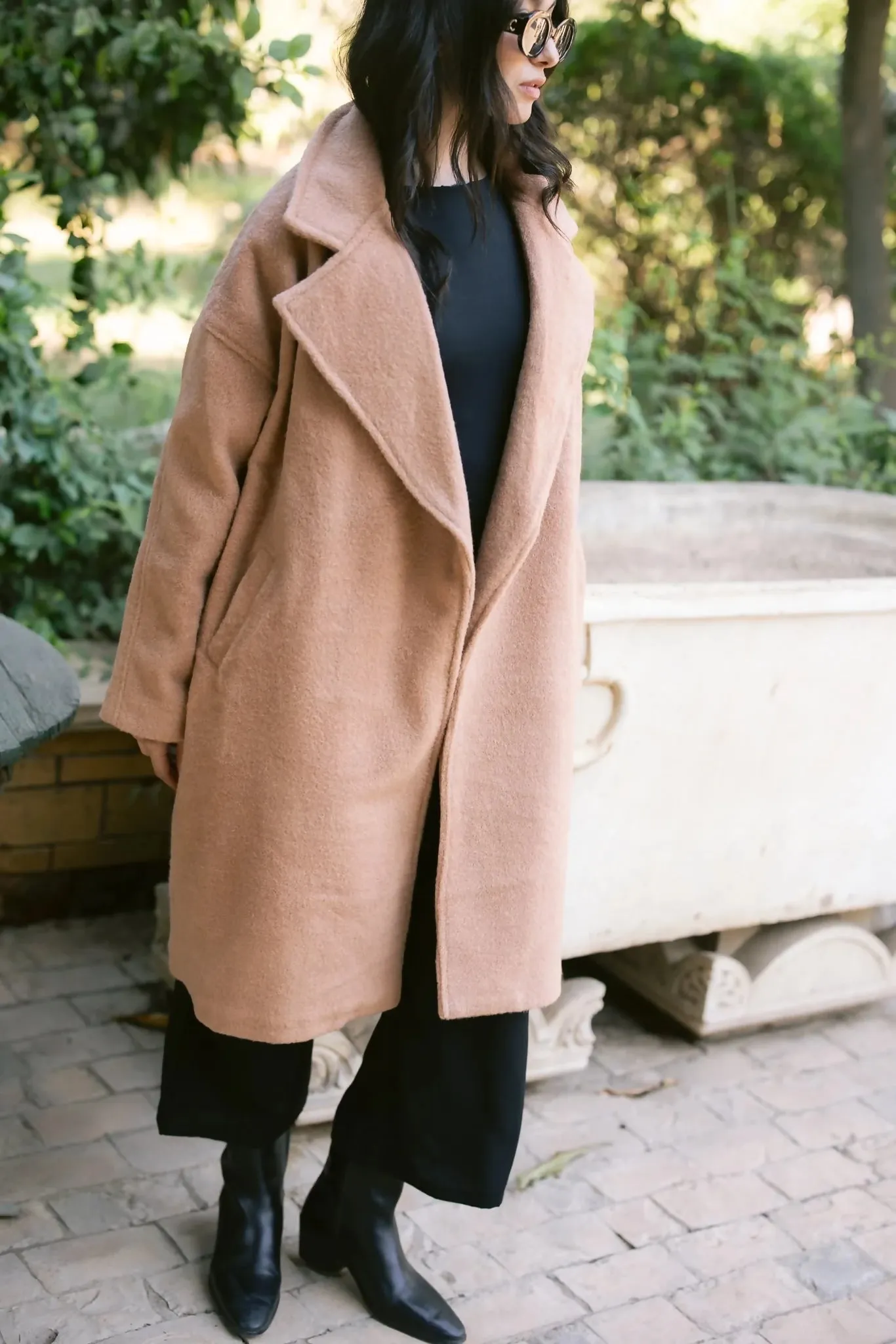 Relaxed Soft-Brushed Coat
