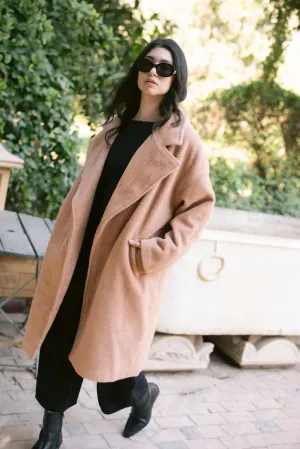 Relaxed Soft-Brushed Coat