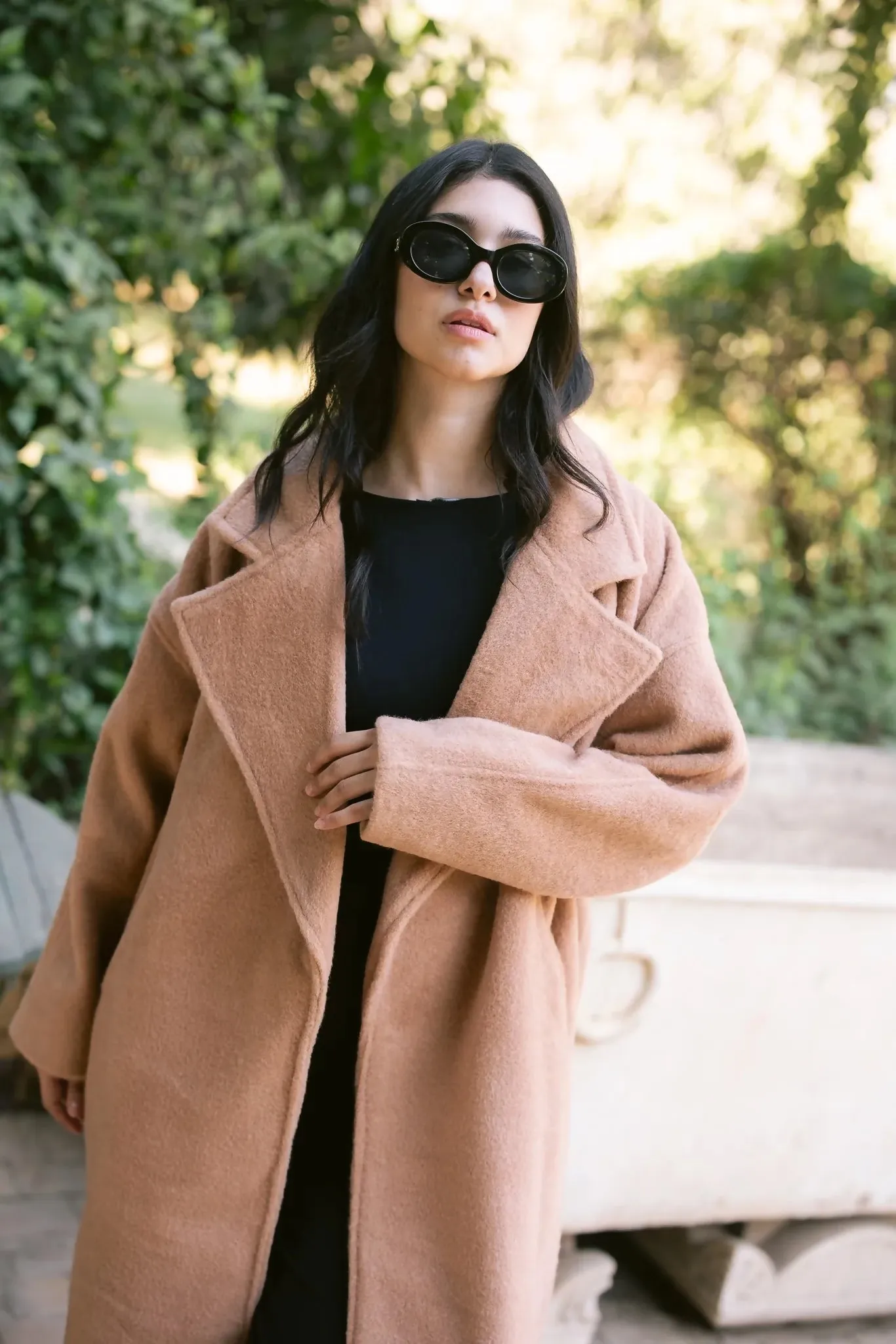 Relaxed Soft-Brushed Coat