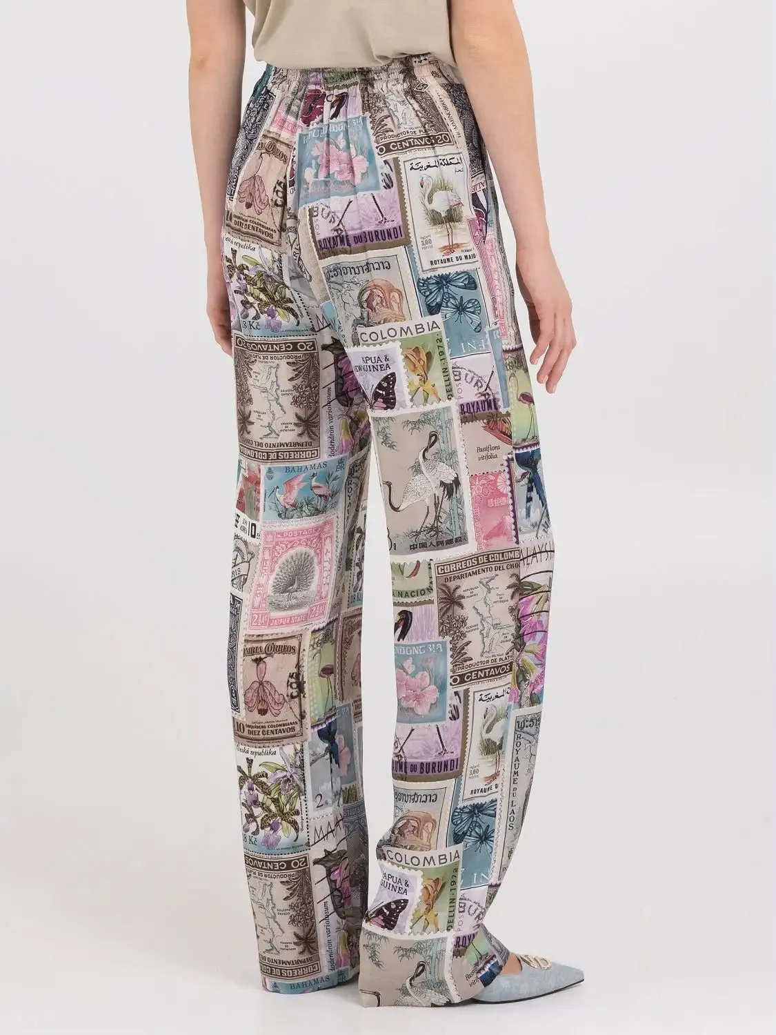 Replay W8108 Print Trousers