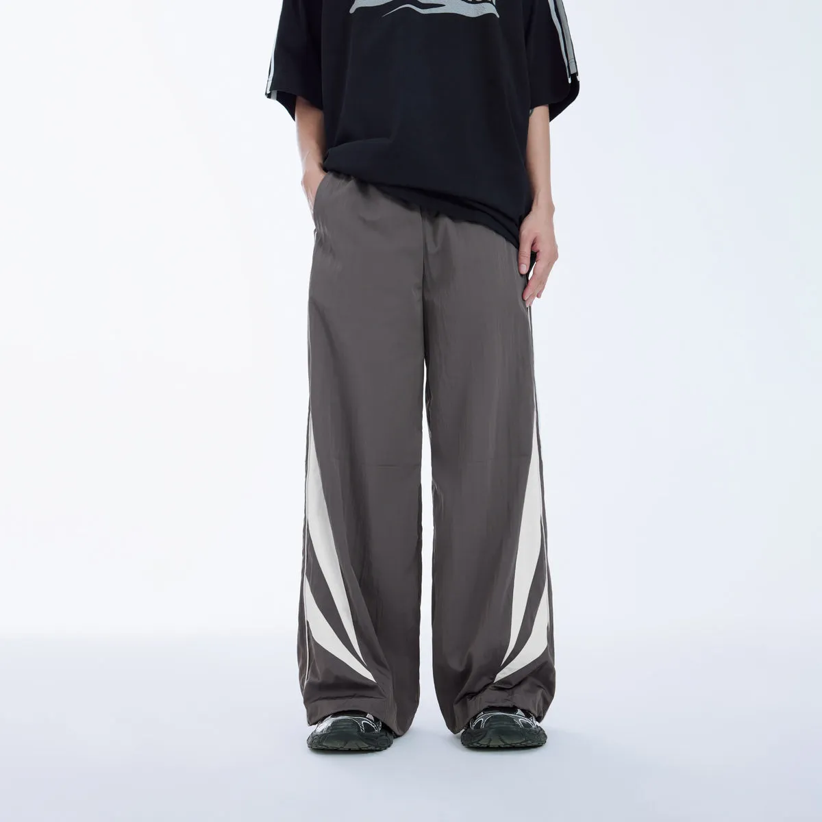 Retro Track Pants in Grey