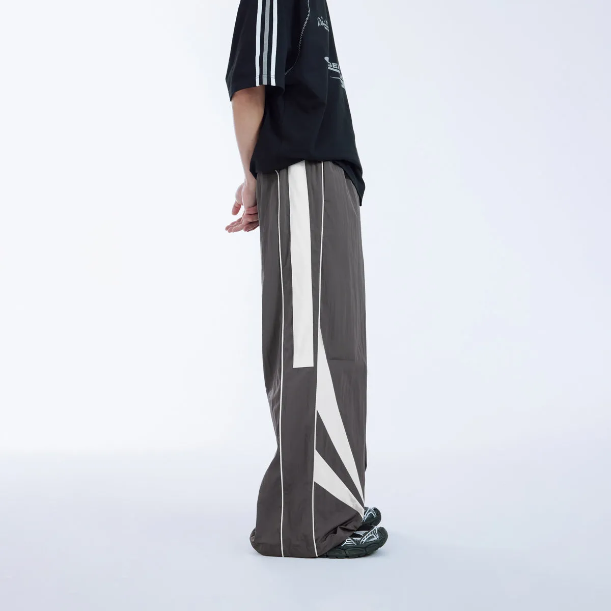Retro Track Pants in Grey