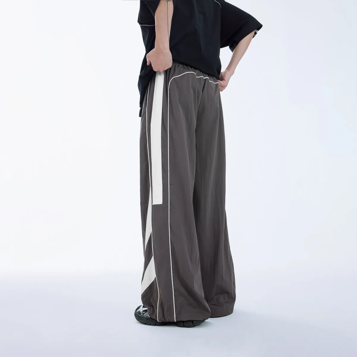Retro Track Pants in Grey