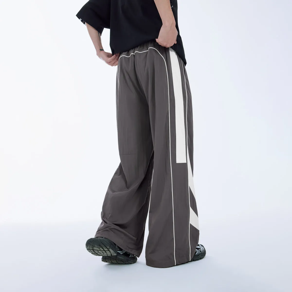 Retro Track Pants in Grey