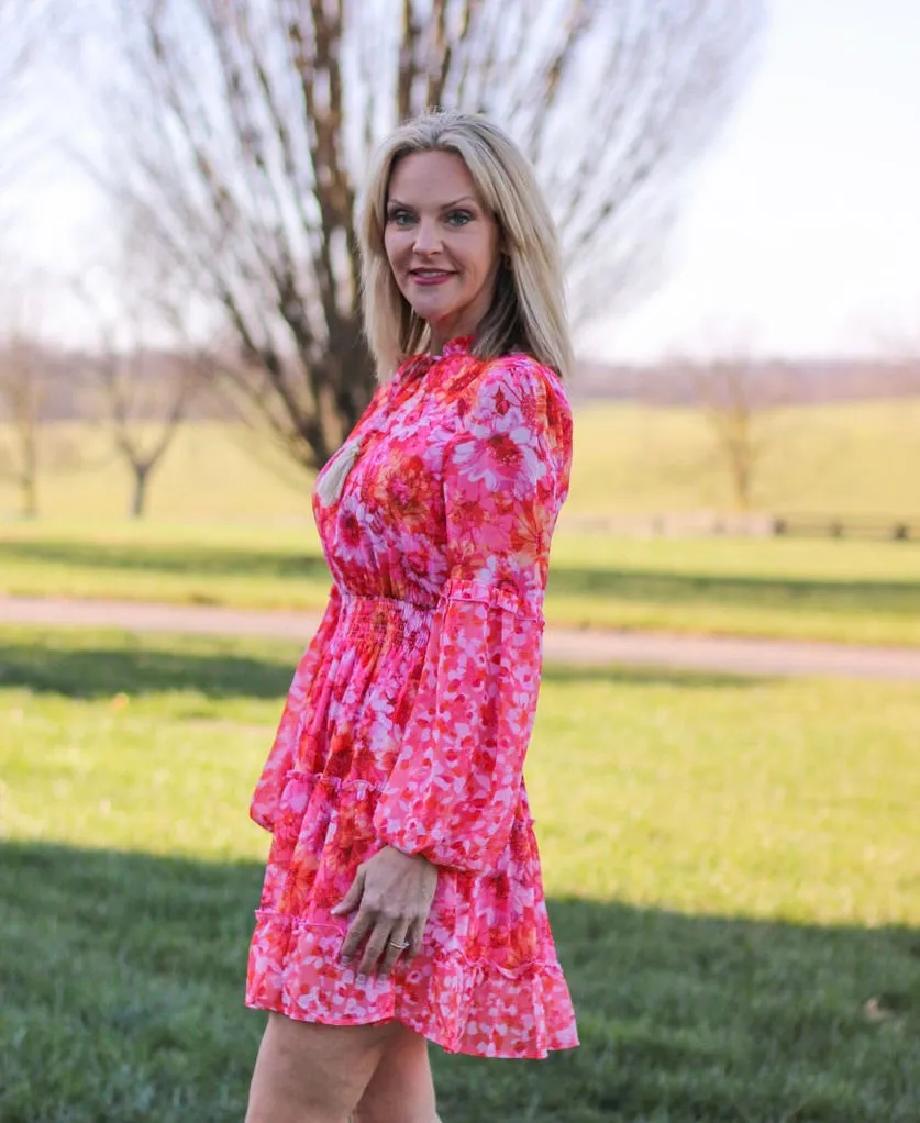 Rosy Chic Dress