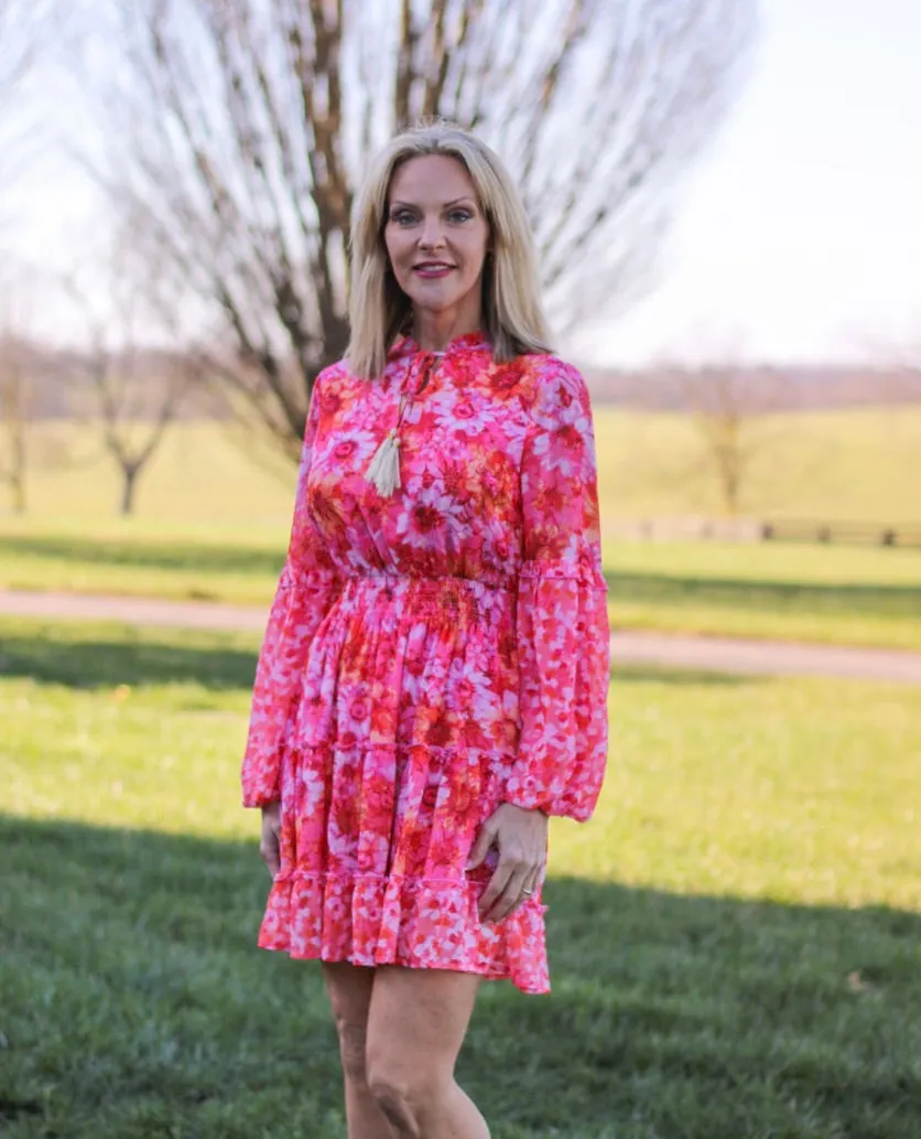 Rosy Chic Dress