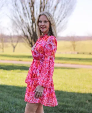 Rosy Chic Dress