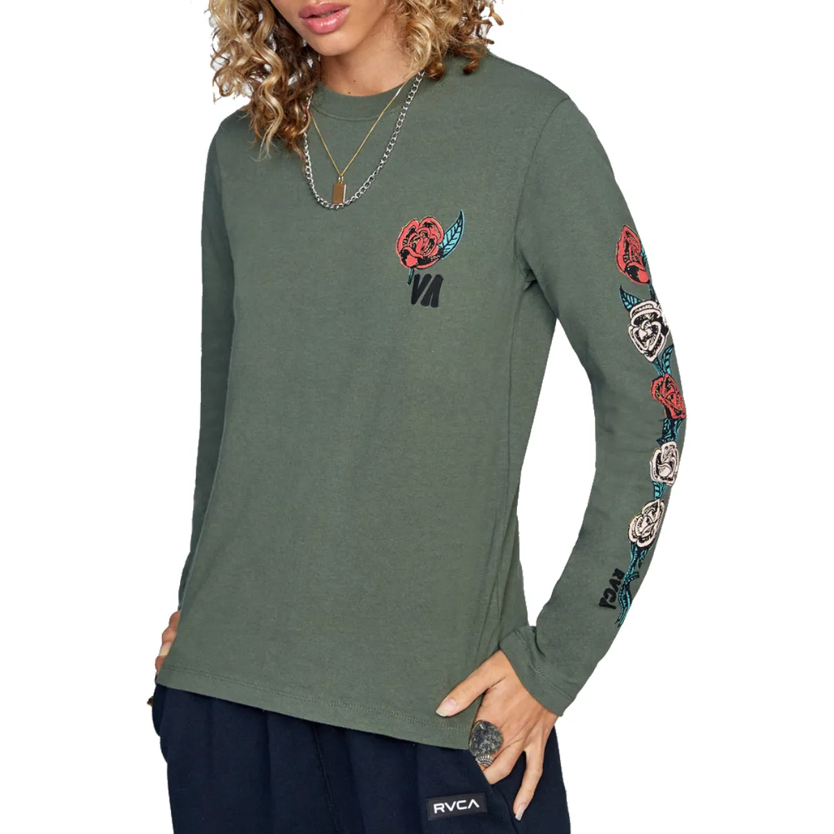 RVCA Women's Framed Long Sleeve T-Shirt
