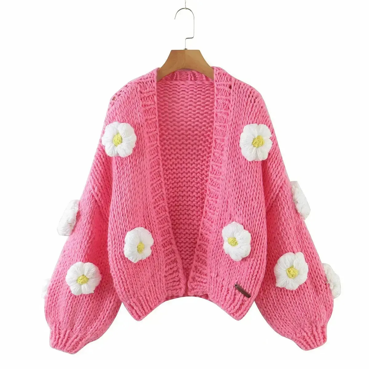 Scenic Chunky Crochet Cardigan