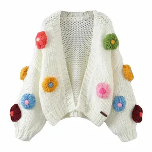 Scenic Chunky Crochet Cardigan