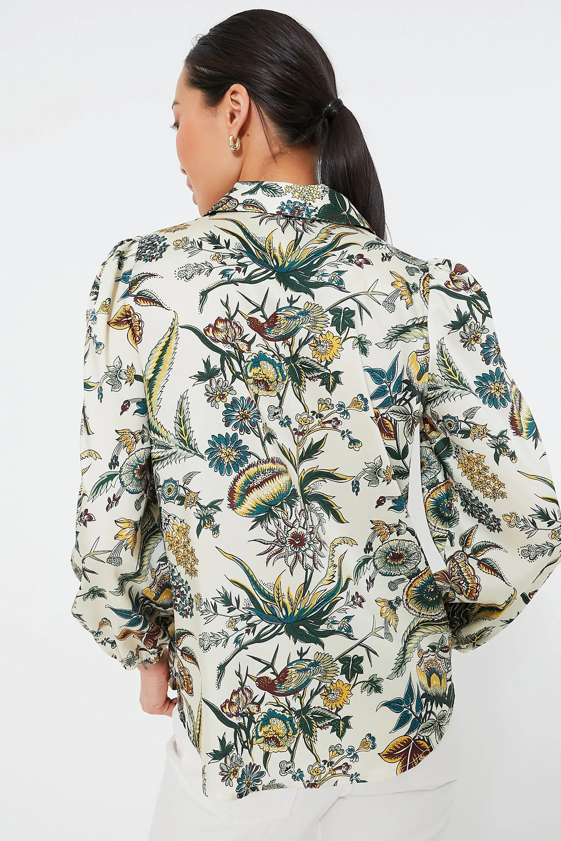 Sharp Floral Serena Blouse