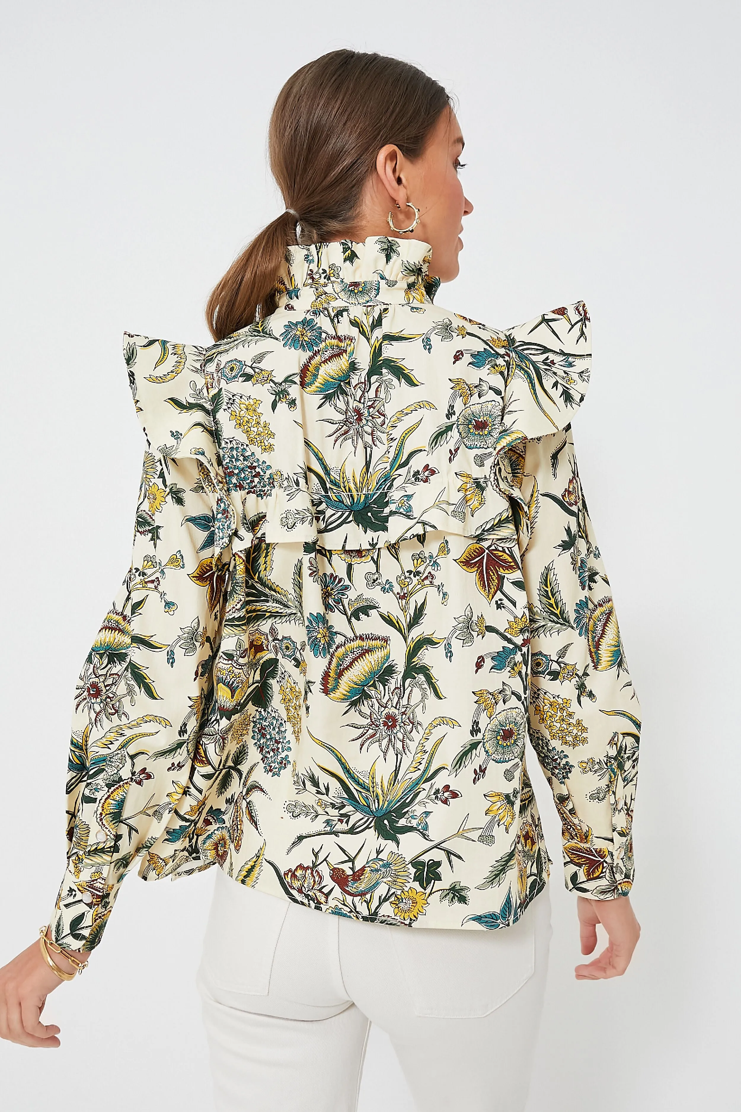 Sharp Floral Winnie Blouse