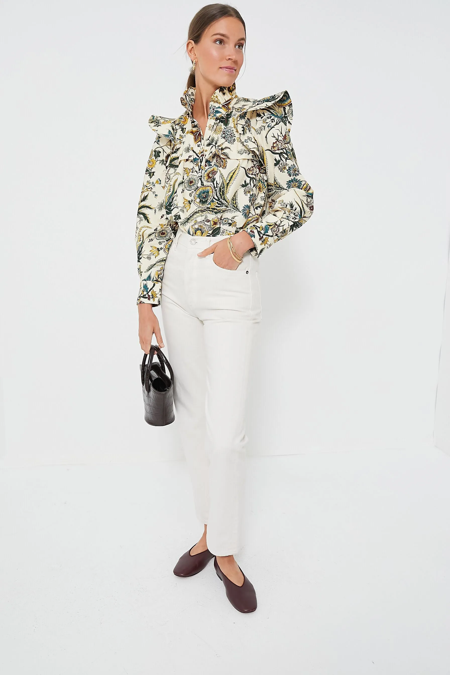 Sharp Floral Winnie Blouse