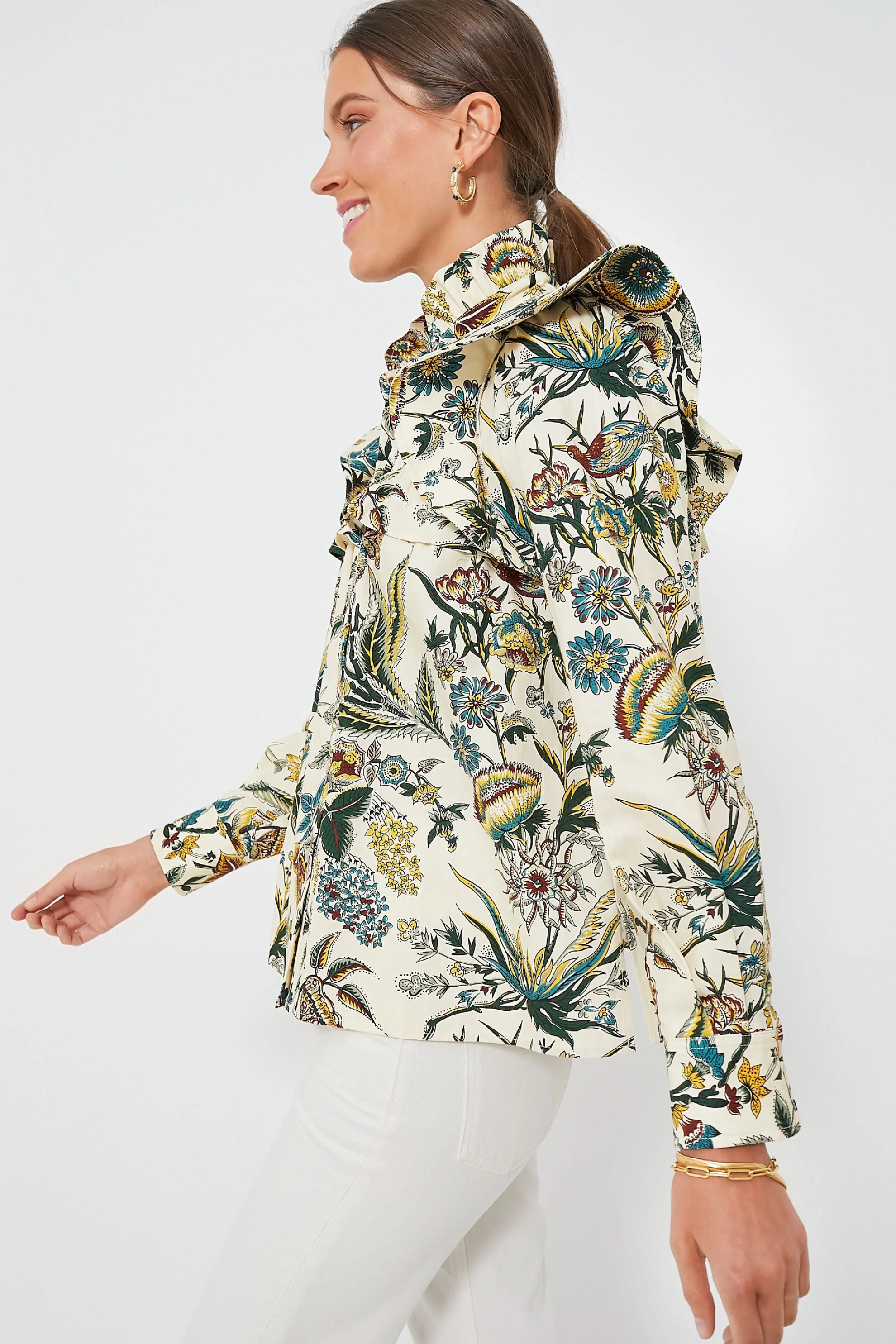 Sharp Floral Winnie Blouse