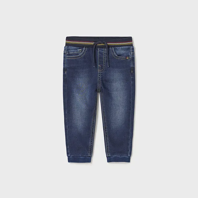 Soft Oscuro Denim Joggers