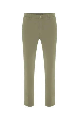 Soft twill chino trousers