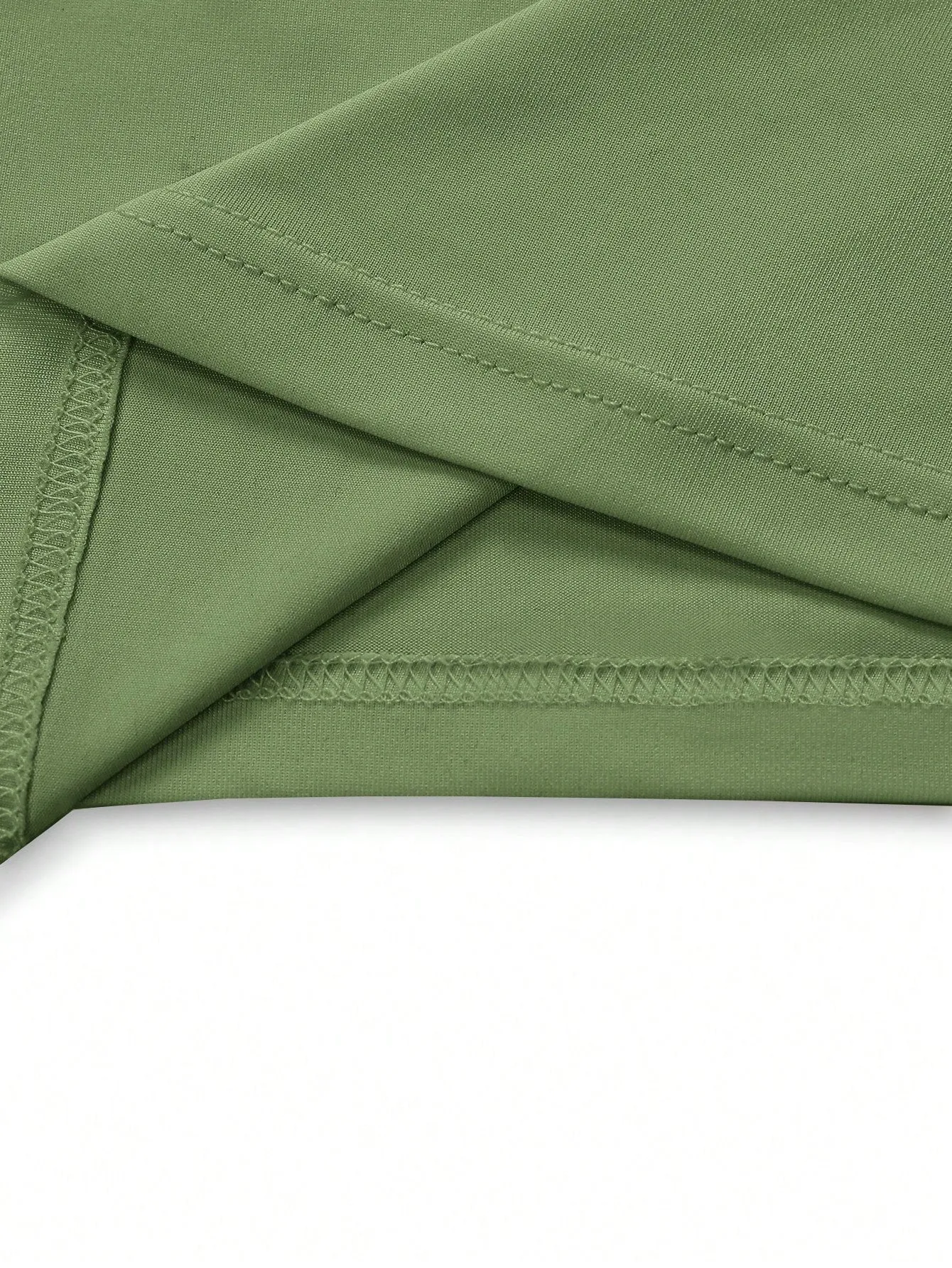 Solid Color Ruched Camisole & Mermaid Hem Skirt Set For Summer