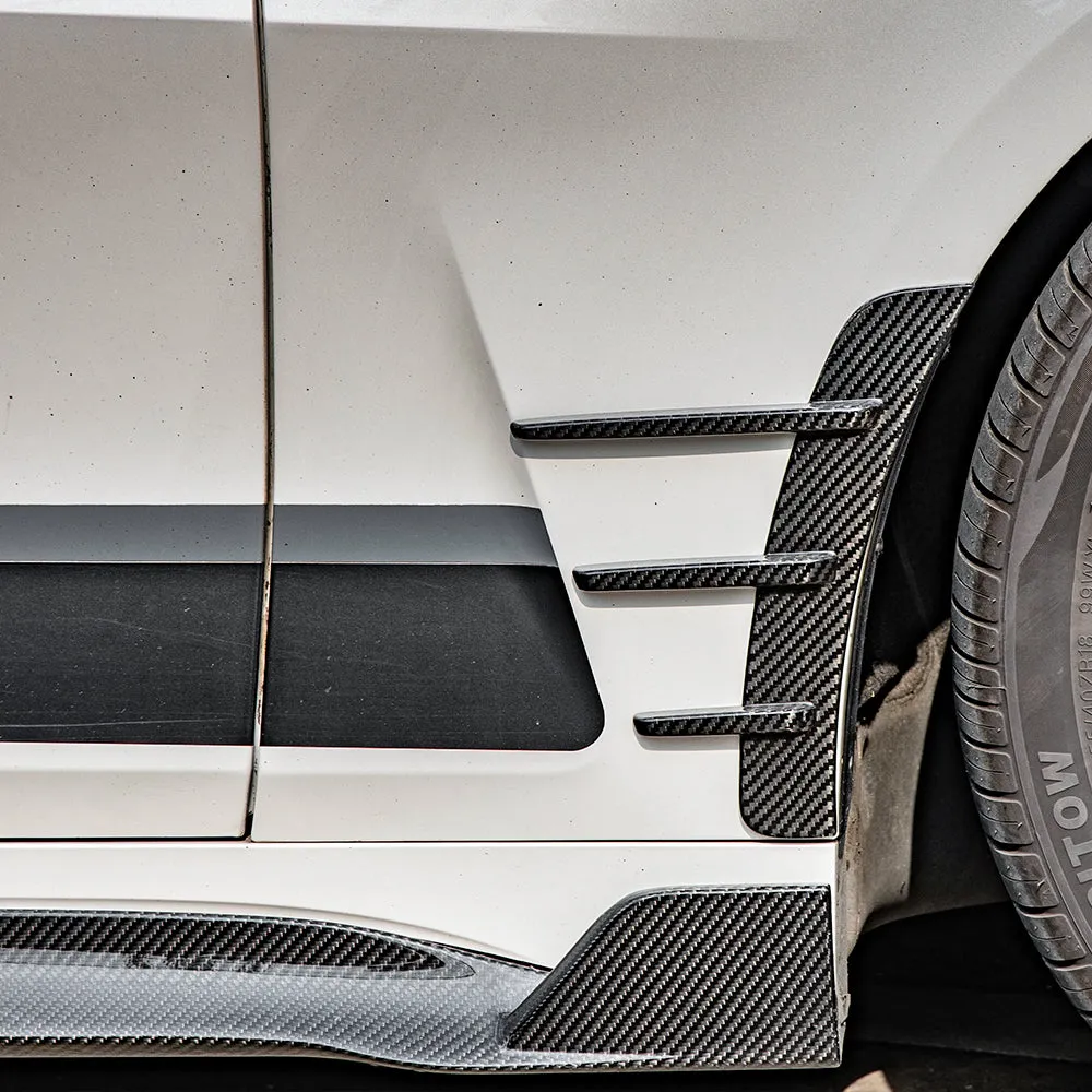 SOOQOO USA Side Skirts for BMW 4 Series M440i 430i G22 G23 2020-ON Carbon Fiber