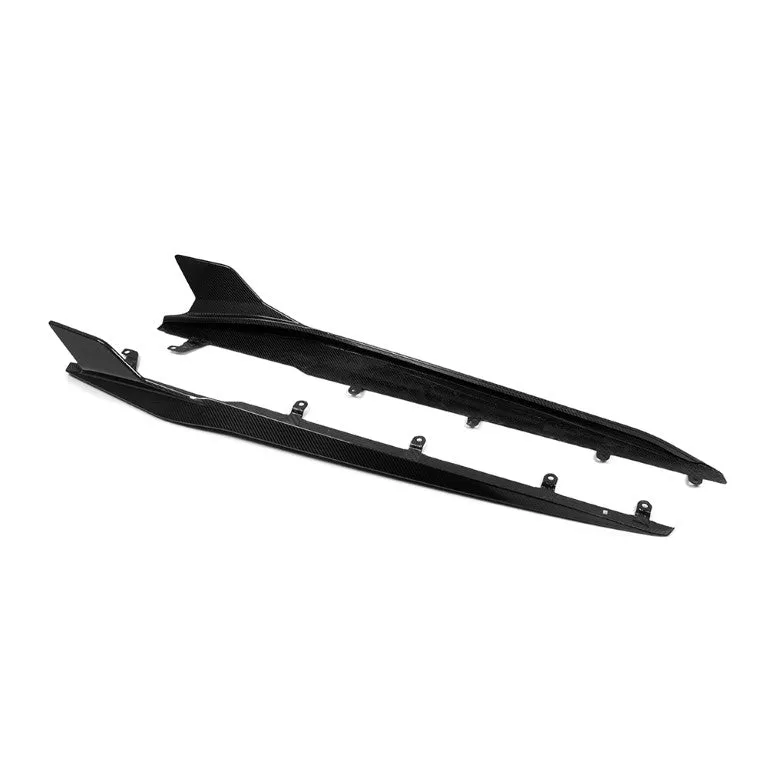 SOOQOO USA Side Skirts for BMW 8 Series M850 840i G14 G15 & M8 F91 F92 Carbon Fiber