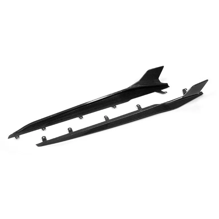 SOOQOO USA Side Skirts for BMW 8 Series M850 840i G14 G15 & M8 F91 F92 Carbon Fiber