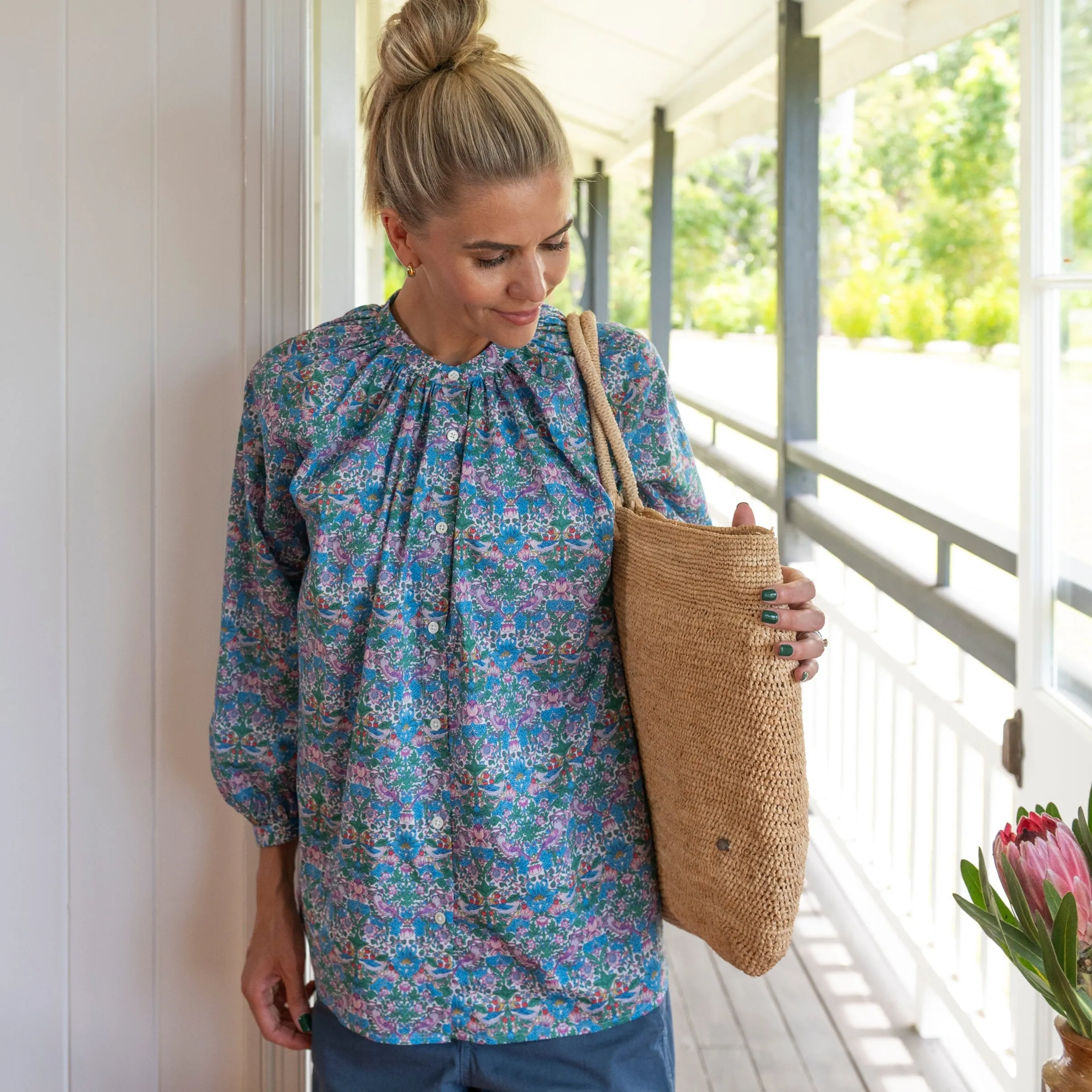 Strawberry Thief Liberty Fabrics 100% Cotton Blouse/Shirt