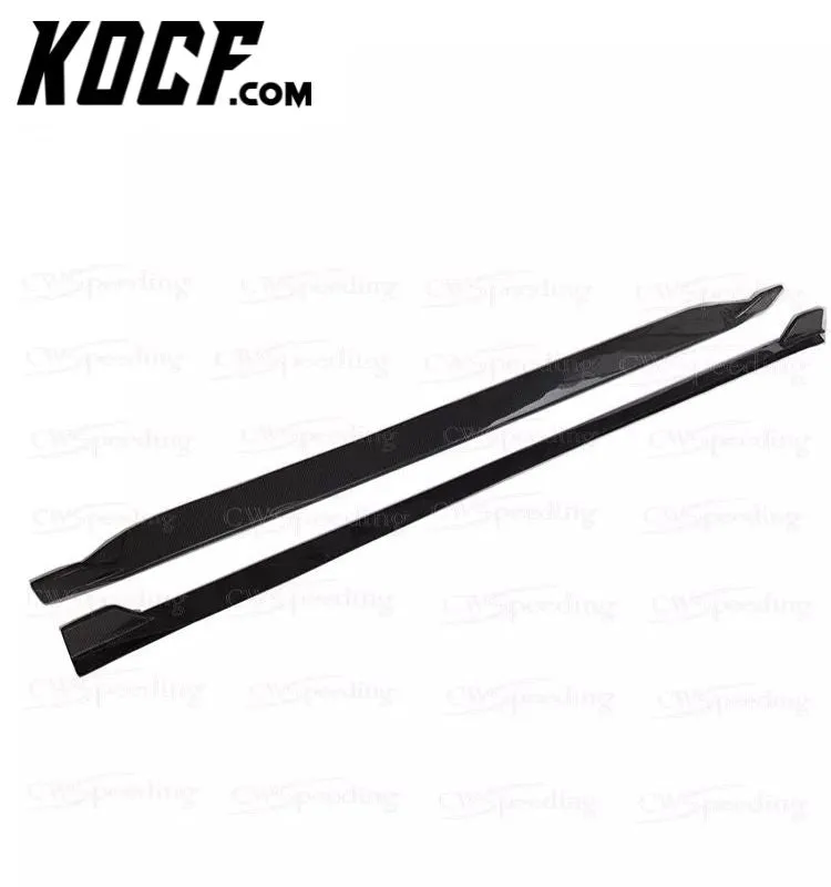 STYLE CARBON FIBER SIDE SKIRTS FOR 2015-2017 FORD MUSTANG BODY KIT