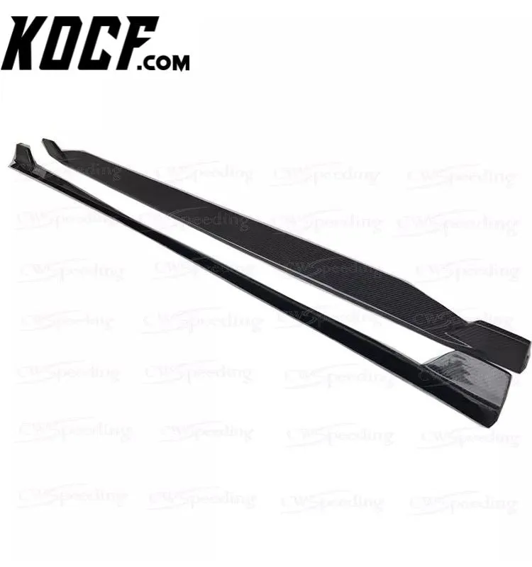 STYLE CARBON FIBER SIDE SKIRTS FOR 2015-2017 FORD MUSTANG BODY KIT