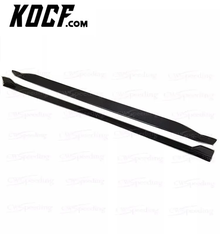 STYLE CARBON FIBER SIDE SKIRTS FOR 2015-2017 FORD MUSTANG BODY KIT