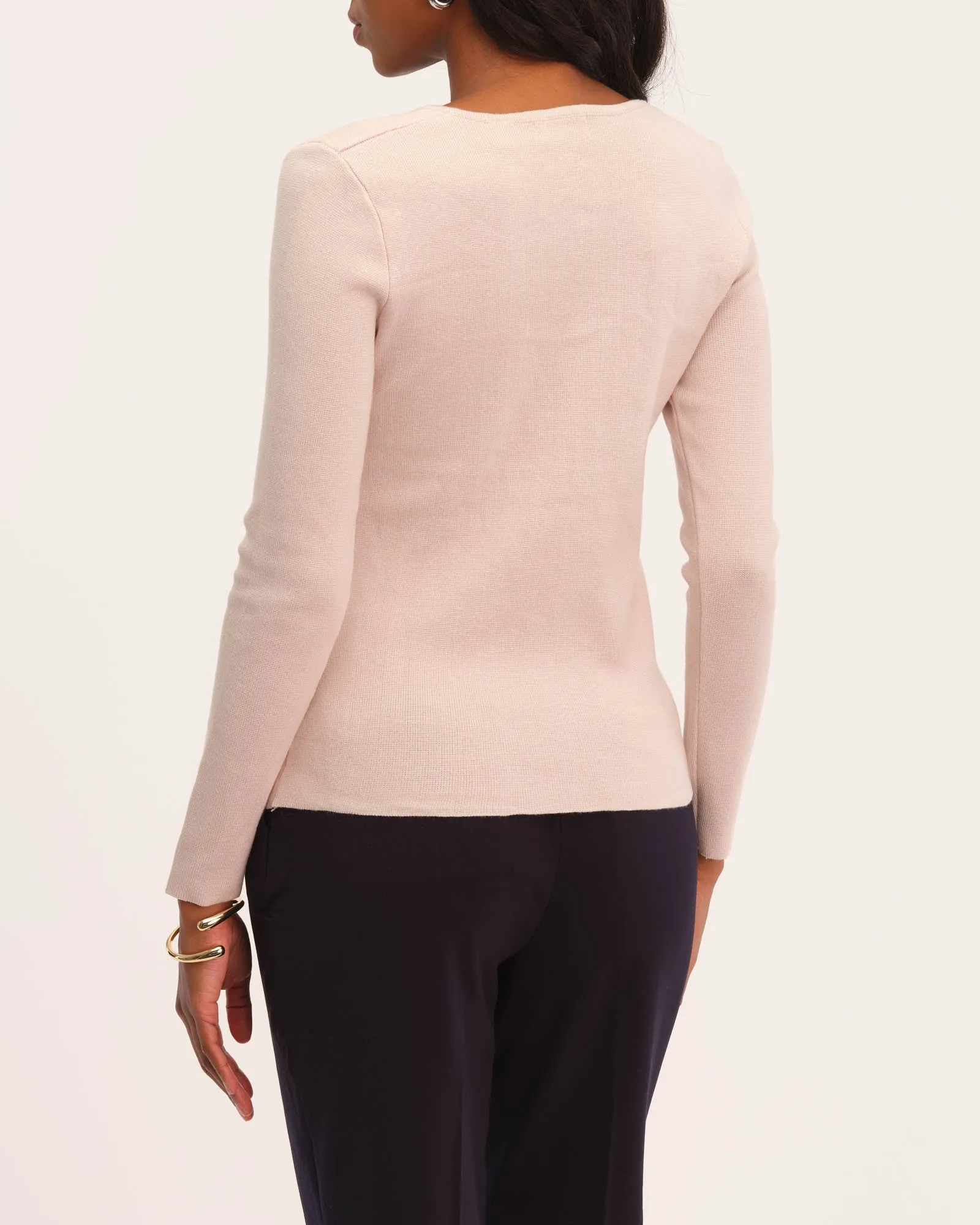 Sweetheart Neck Zip Front Cardigan