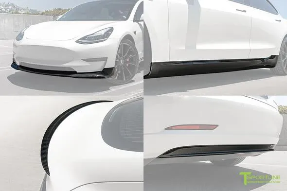 T-Sportline Tesla Model 3 Carbon Fiber Sport Package