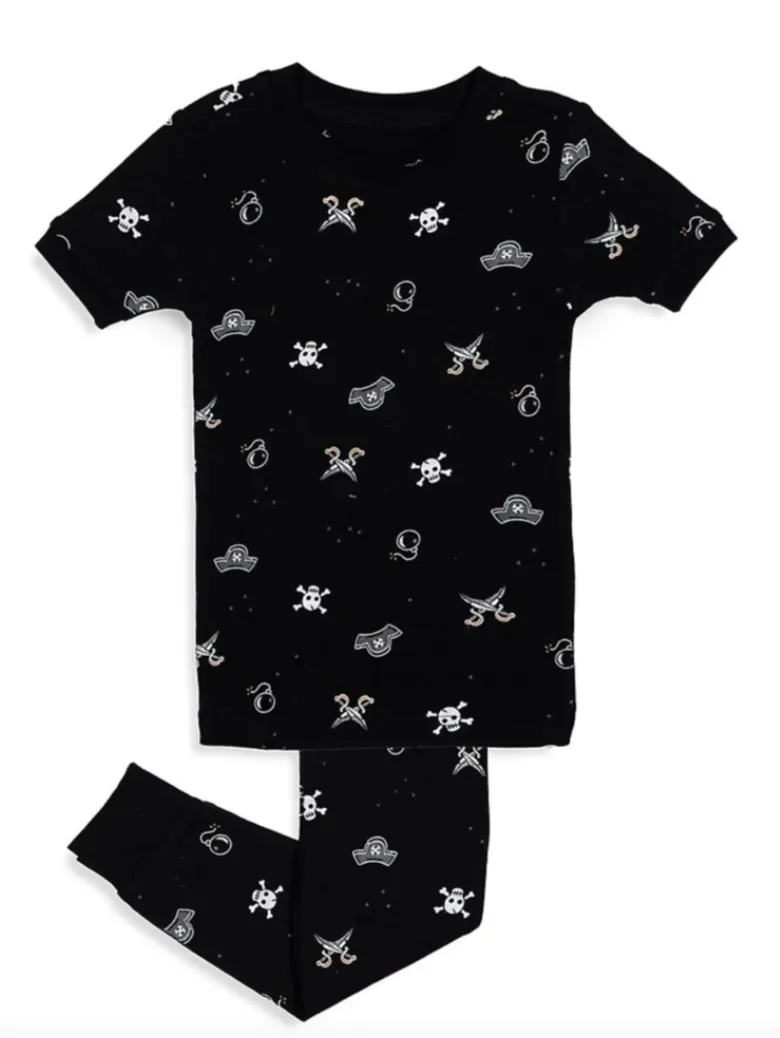 The Skull Pirate Pajama Top & Bottom Set - KIDS