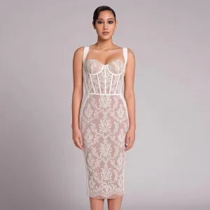Trend4us Women's Chic Lace Corset-Style Ball Gowns