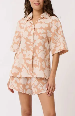 Tully Shirt - Floral Sand