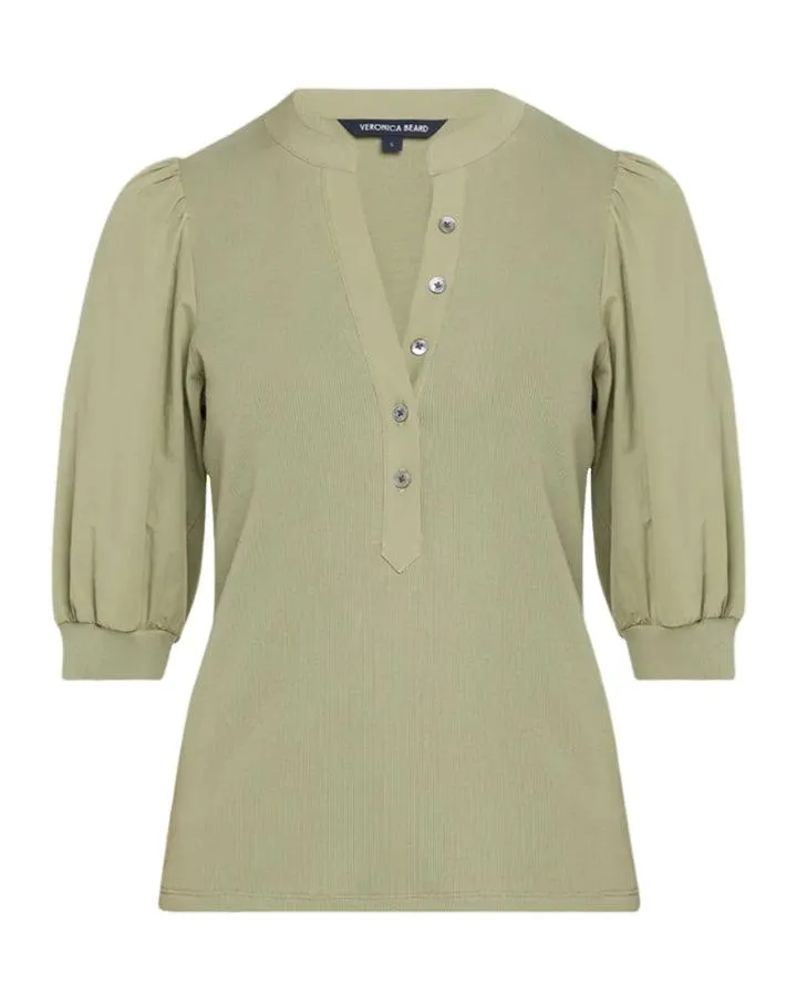Veronica Beard Coralee Top Sage