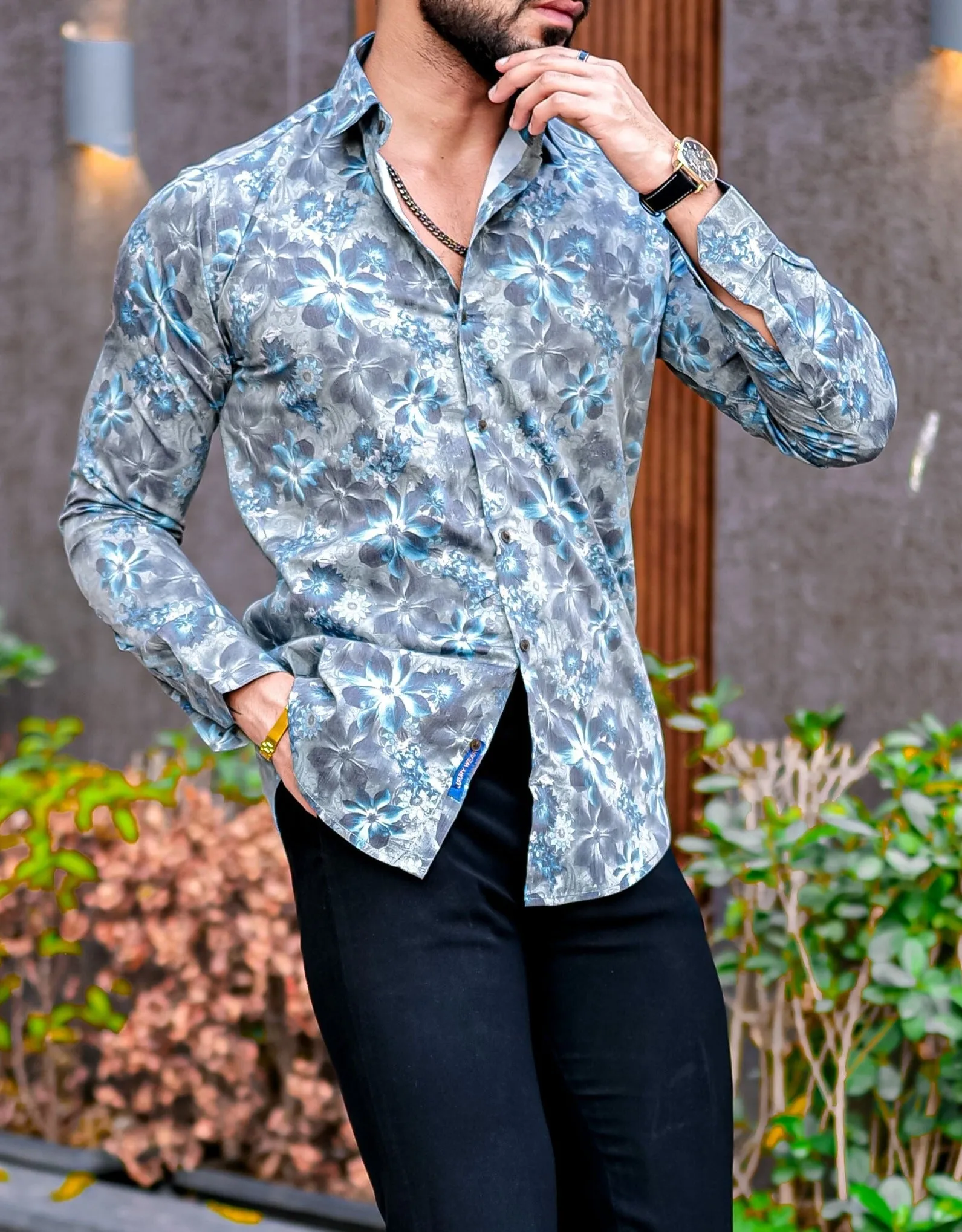 VOZIA Evoke Floral Printed Shirt